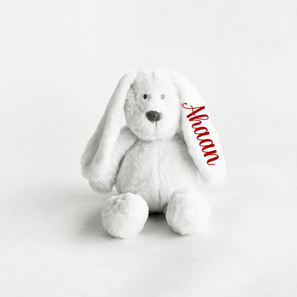 Christmas Name Bunny - Red